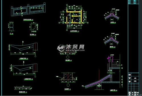 中式仿古2层多层办公建筑设计施工图