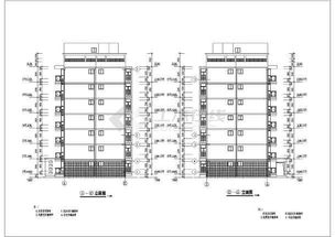 某地6层框架结构住宅楼建筑设计施工图