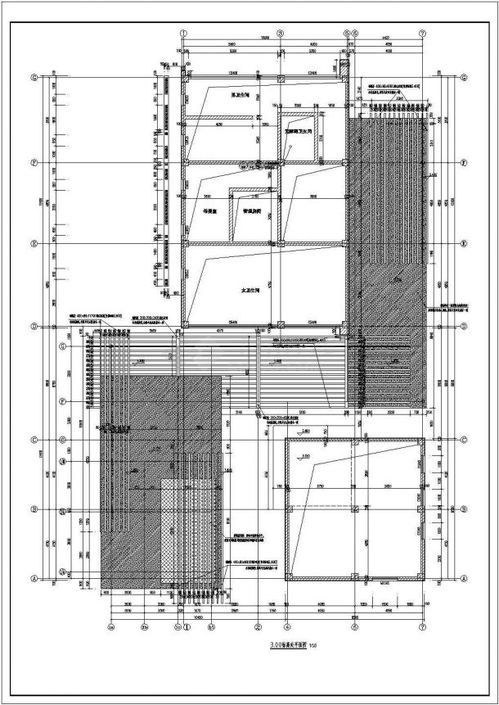 公园驿站建筑的详细施工图设计图纸