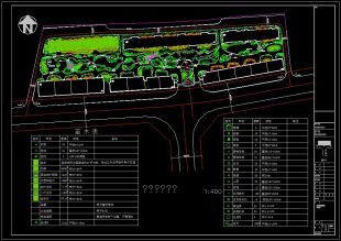 整理多套小区园林绿化规划设计CAD图纸